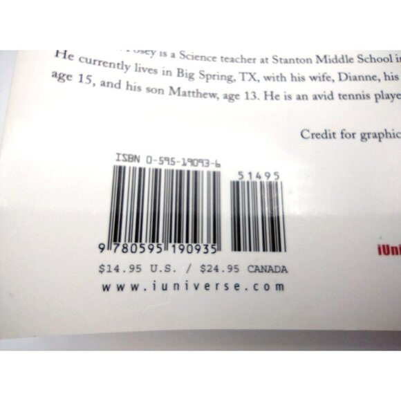 Nightfalls in Texas Vintage Softcover Paperback Book Thomas E Posey 2001 - Picture 3 of 7